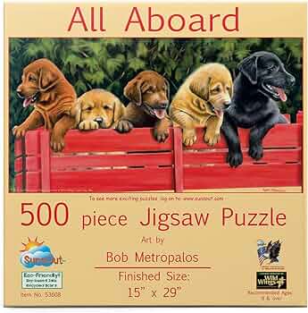 500 Pc Puzzle: All Aboard