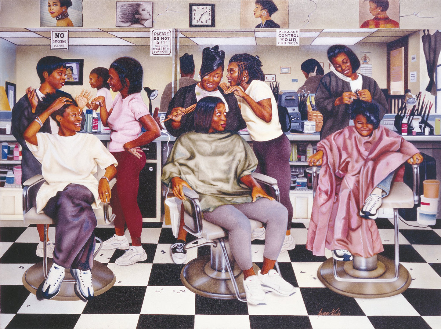 1000 Piece Puzzle: Beauty Shop Gossip