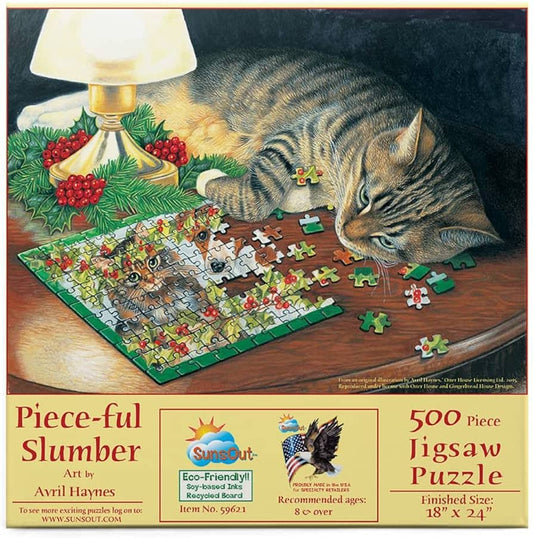 500 Pc Puzzle: Piece-ful Slumber