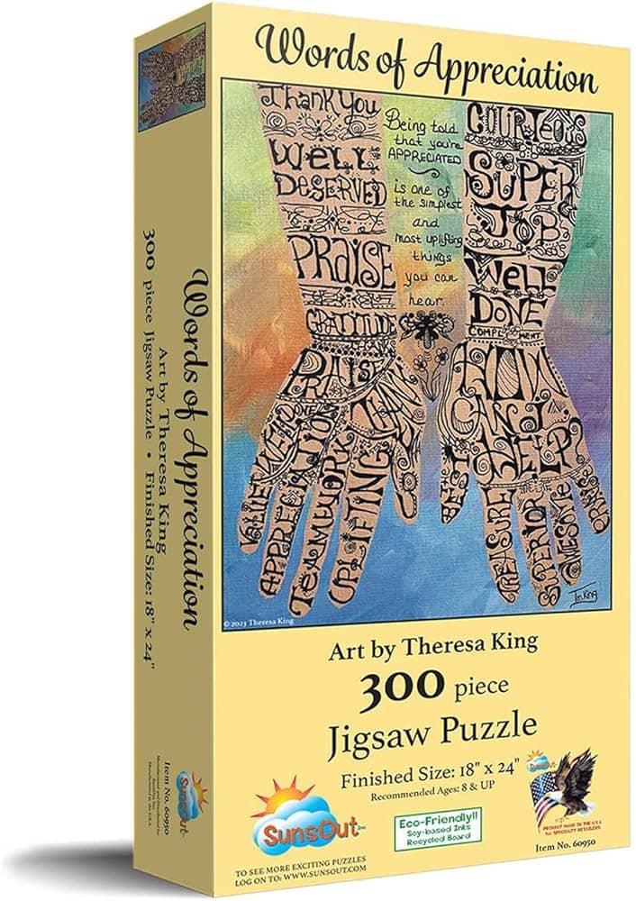 300 Pc Puzzle: Words of Appreciation