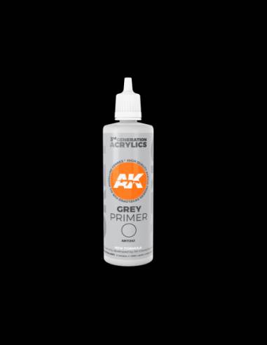 AK Grey Primer (3rd Generation Acrylics) 100ml