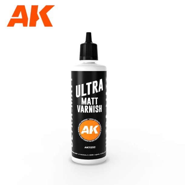 AK Varnish Ultra Matt (3rd Generation Acrylics) 100ml