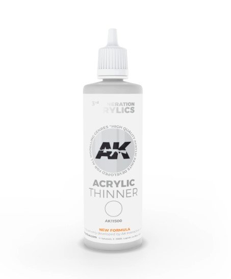 AK Acrylic Thinner (3rd Generation Acrylics) 100ml