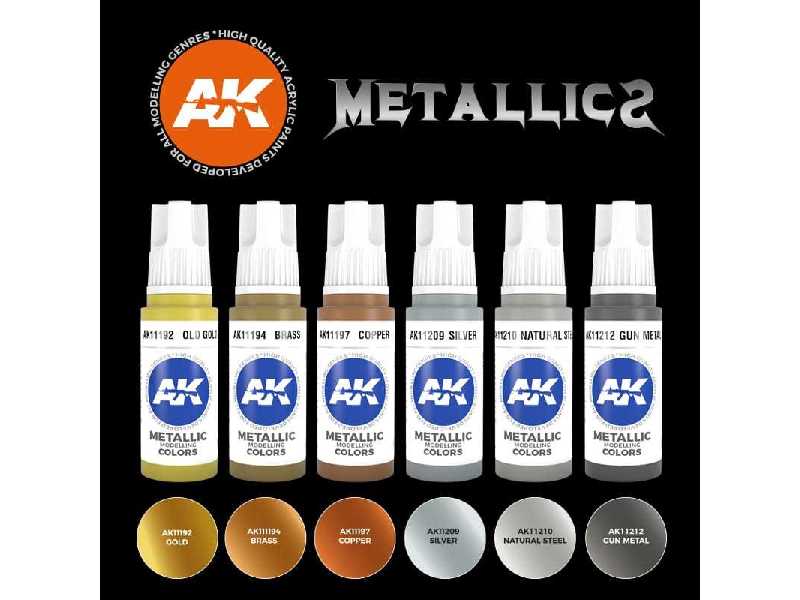 Metallics Paint Set