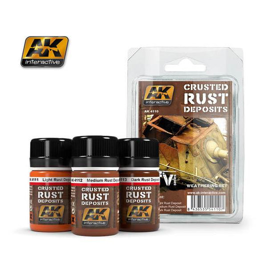 Weathering Set: Crusted Rust Deposits