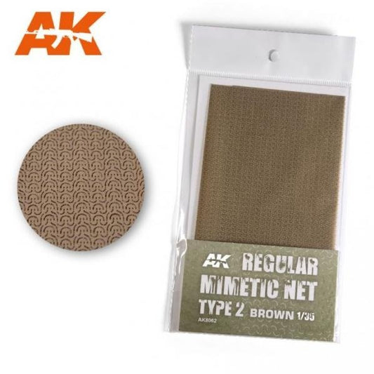 AK Camouflage Net Type 2 - Brown