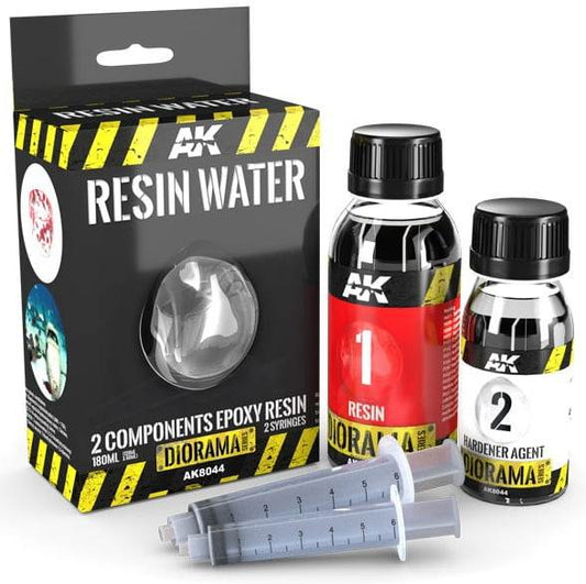 Resin Water 2-Part Components Epoxy for Clear Water 180ml