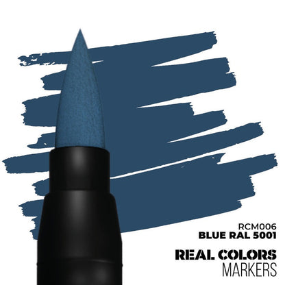 Real Color Markers: Blue RAL 5001