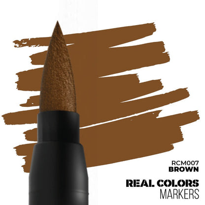 Real Color Markers: Brown