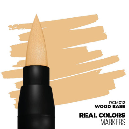 Real Color Markers: Wood Base