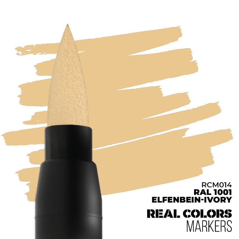 Real Color Markers: RAL 1001 Elfenbein-Ivory