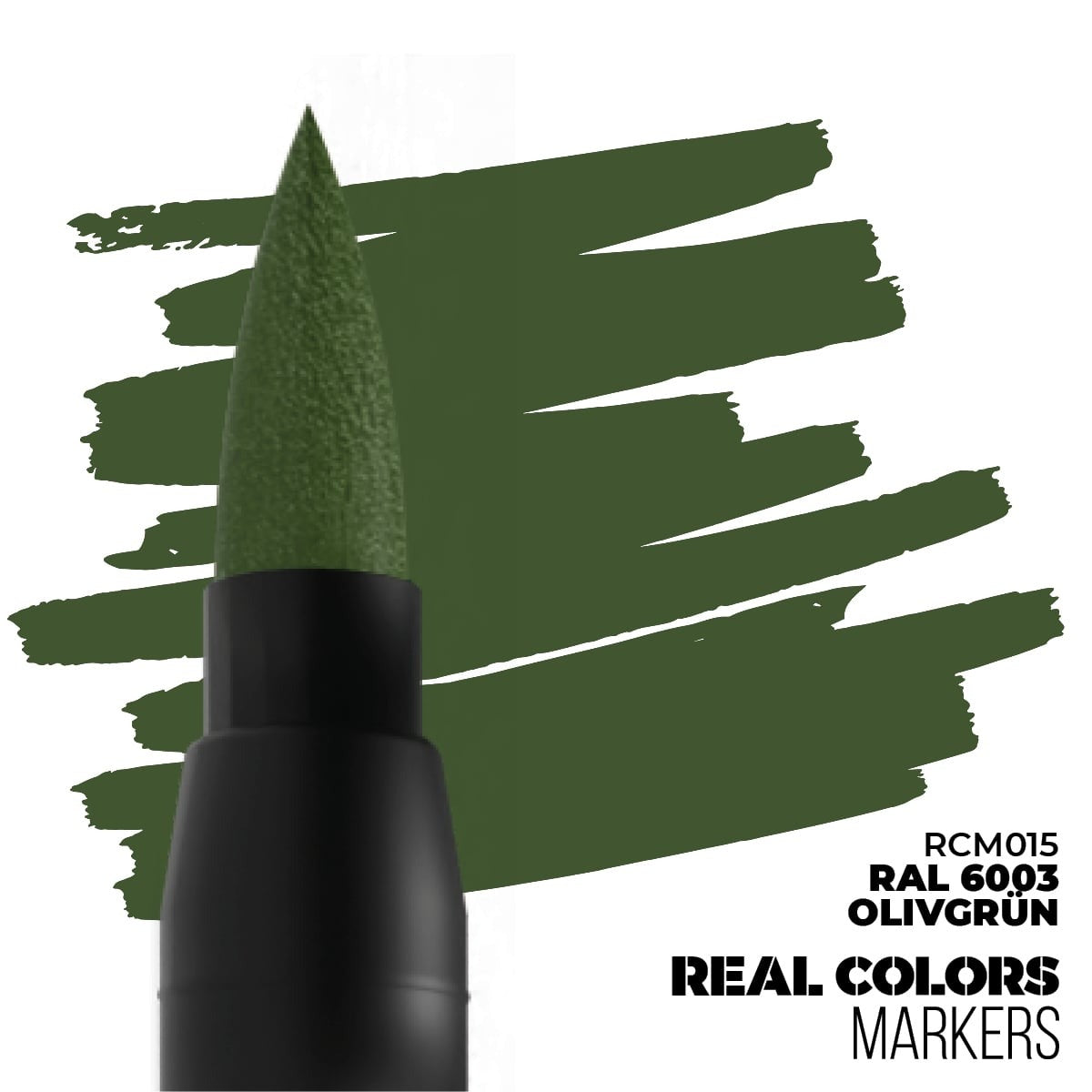 Real Color Markers: RAL 6003 Olivgrun