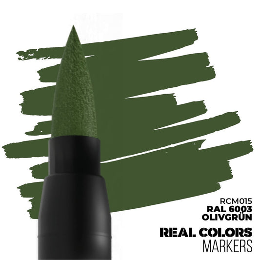 Real Color Markers: RAL 6003 Olivgrun