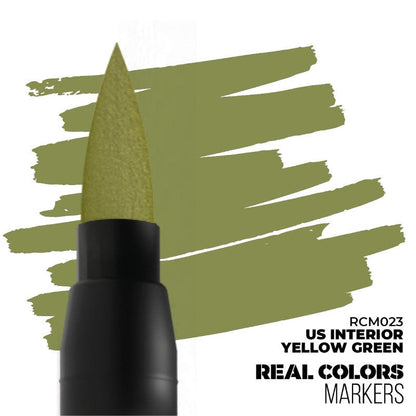 Real Color Markers: US Interior Yellow Green