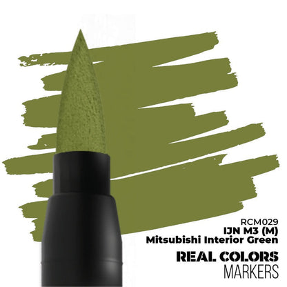 Real Color Markers: IJM M3 (M) Mitsubishi Interior Green