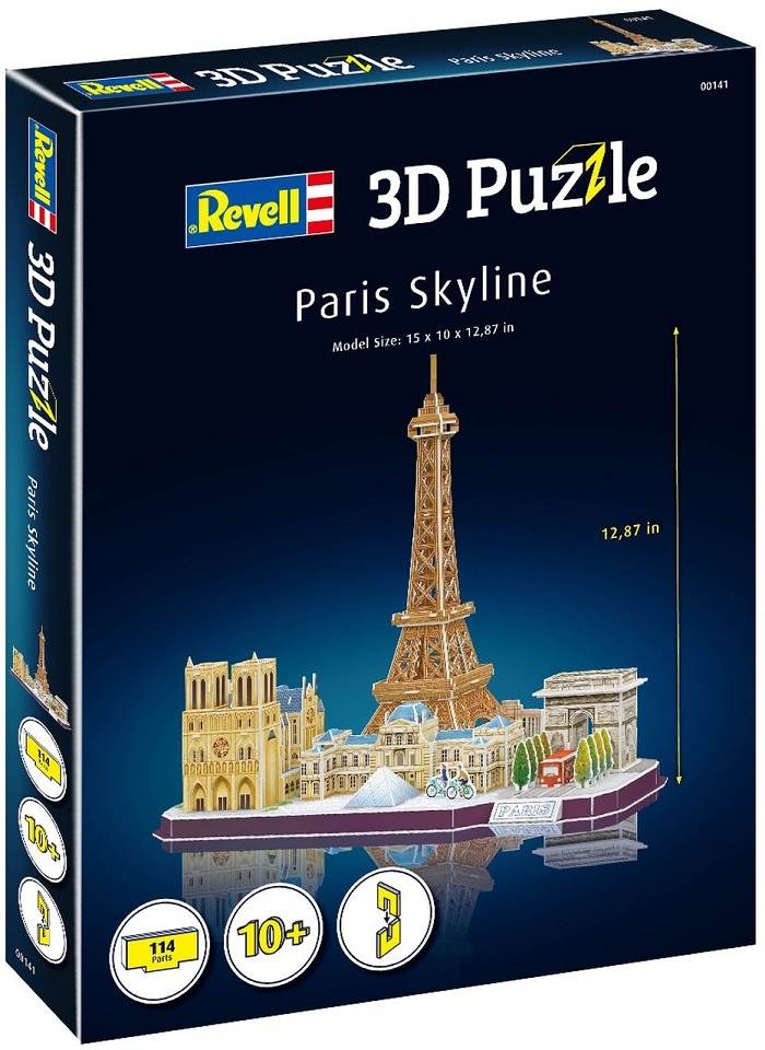 Paris Skyline 3d Puzzle