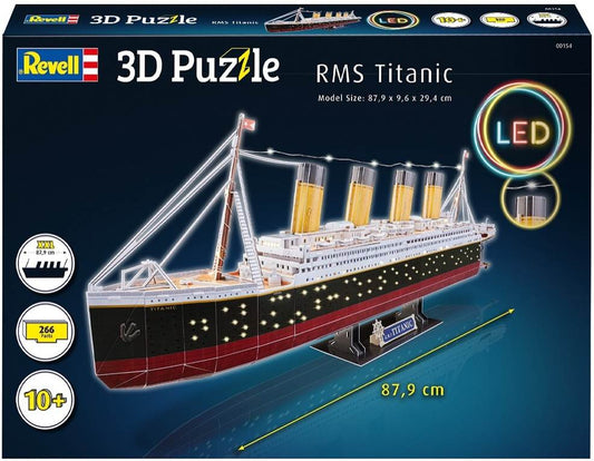 RMS Titanic 3d Puzzle w/ LEDs