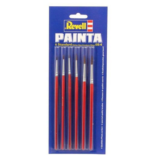 Revell Painta 6 Standard Paintbrushes