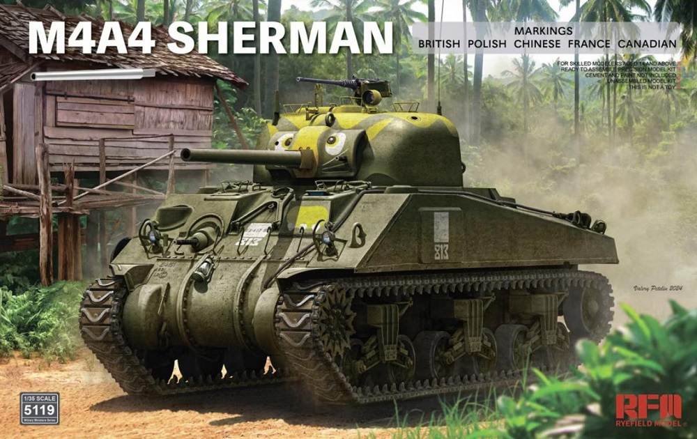 M4A4 Sherman: British, Polish, Chinese, France, & Canadian