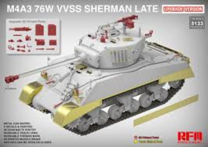 M4A3 76W VVSS Sherman Late Upgrade Version