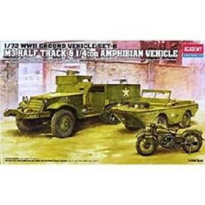 M3 Half Track & 1/4 ton Amphibian Vehicle