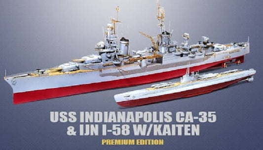 USS Indianapolis (CA-35) & IJN I-58 w/Kaiten