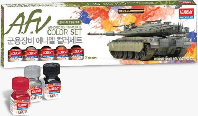 Armored Fighting Vehicle Enamel Color Set