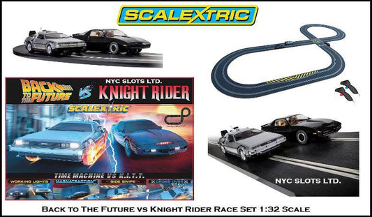 Back to the Future vs. Knight Rider Race Set