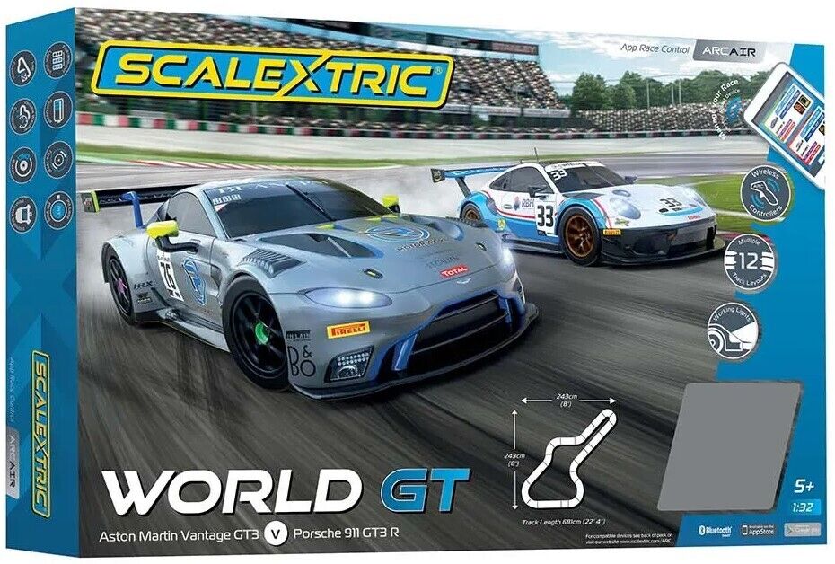 World GT Race Set: Aston Martin GT3 vs. Porsche 911 GT3