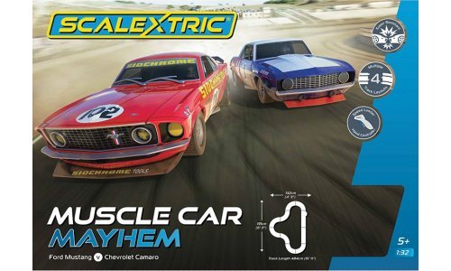 Muscle Car Mayhem Race Set (Mustang vs. Camaro)