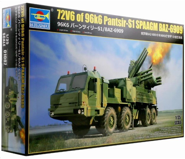 72V6 of 96k6 Pantsir-S1 SPAAGM BAZ-6909