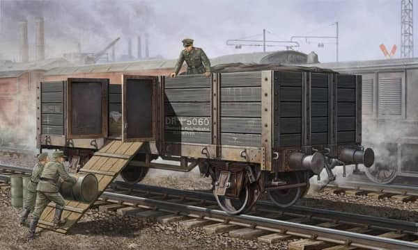 WWII German Army Railway Gondola