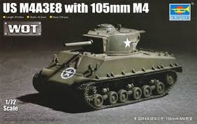 US M4A3E8 With 105mm M4