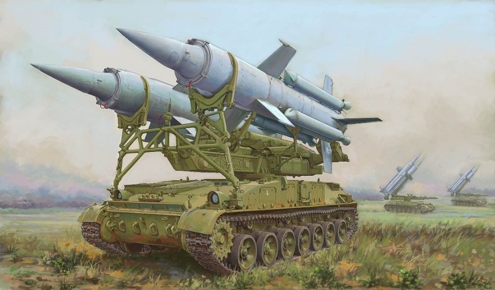 Soviet 2K11A Tel w/9M8M Missile "Krug-a" (SA-4 Ganet)