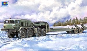 MAZ-537G w/ MAZ/ChMZAP Semi-trailer