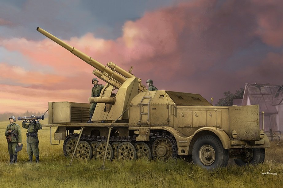 Schwerer Zugkraftwagen 18t w/ 8.8cm Flak