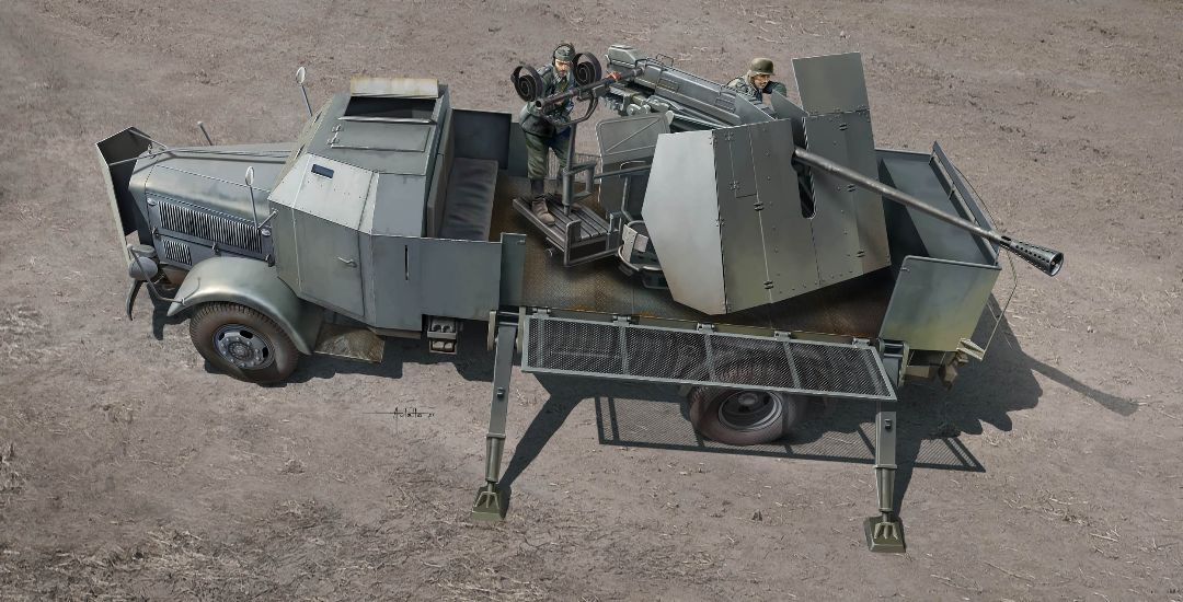 L4500A mit 5cm Flak 41 II