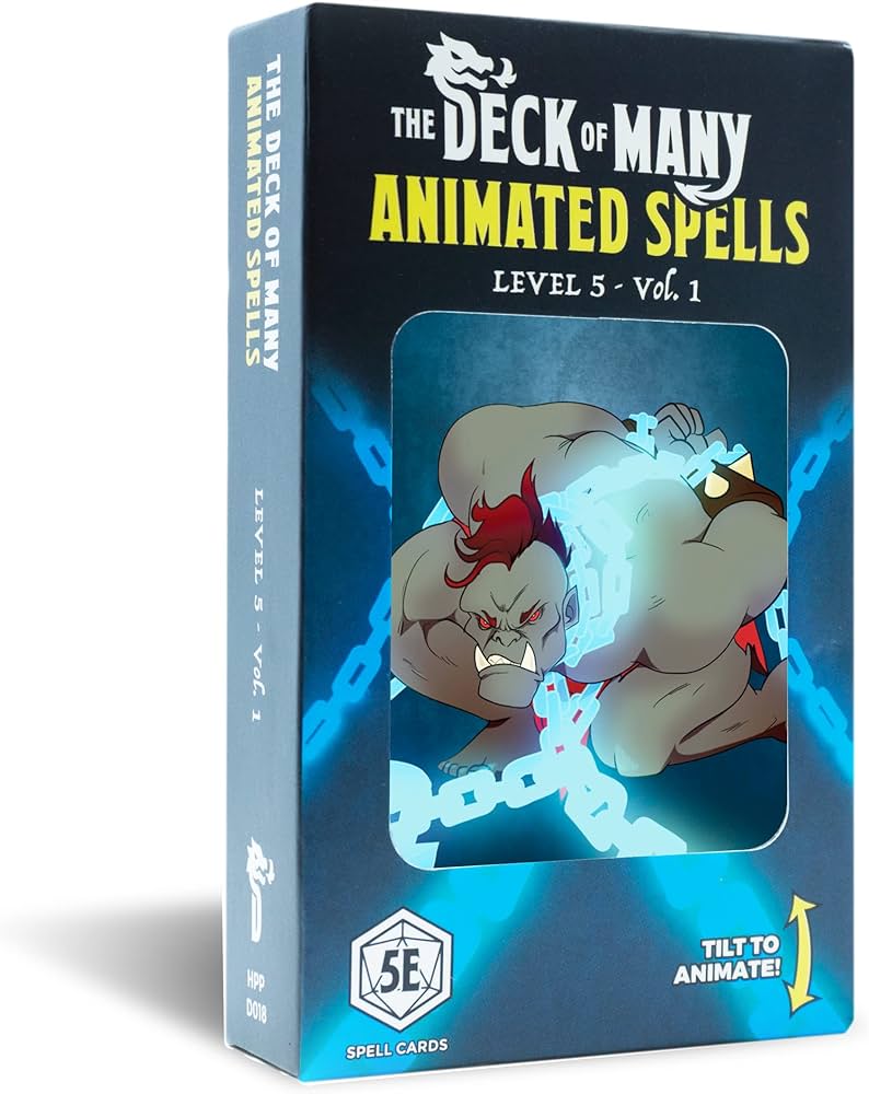 Deck Of Many: Animated Spells Level 5 Vol.1