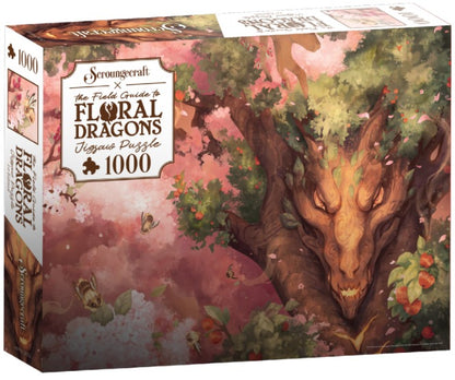 Scroungecraft Floral Dragons Puzzle (1000 pcs)