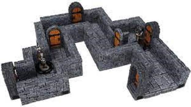 Warlock Tiles: Dungeon Tiles- 1" Straight Walls Expansion