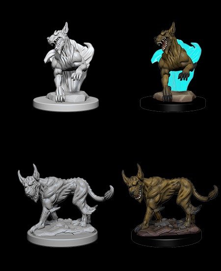 D&D Unpainted Minis: Blink Dogs