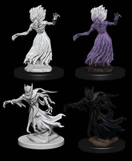 D&D Unpainted Minis: Wraith & Spectre