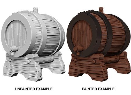 Wizkids Unpainted Minis: Keg Barrels