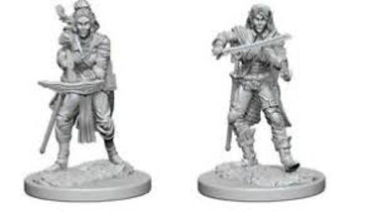 Pathfinder Unpainted Minis: Elf Female Bard