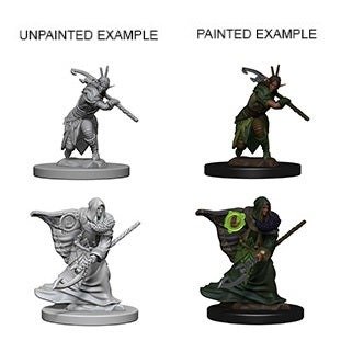 D&D Unpainted Minis: Elf Male Druid