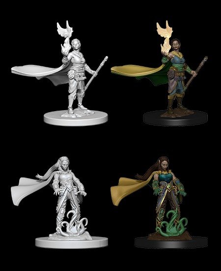 D&D Unpainted Minis: Elf Female Druid