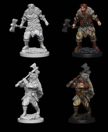 D&D Unpainted Minis: Human Barbarian