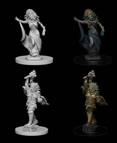 D&D Unpainted Minis: Medusas