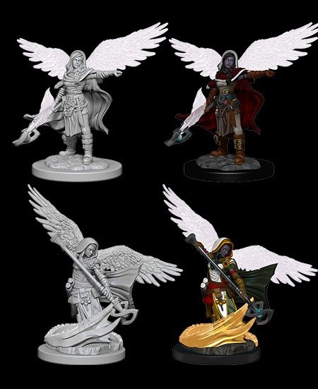 D&D Unpainted Minis: Aasimar Female Wizard