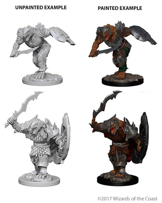 D&D Unpainted Minis: Dragonborn Male Fighter